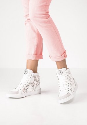 Baskets montantes - white