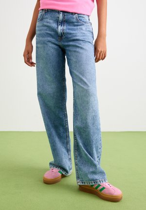 MILLA WIDE LEG REGULAR - Wide Leg - beau blue