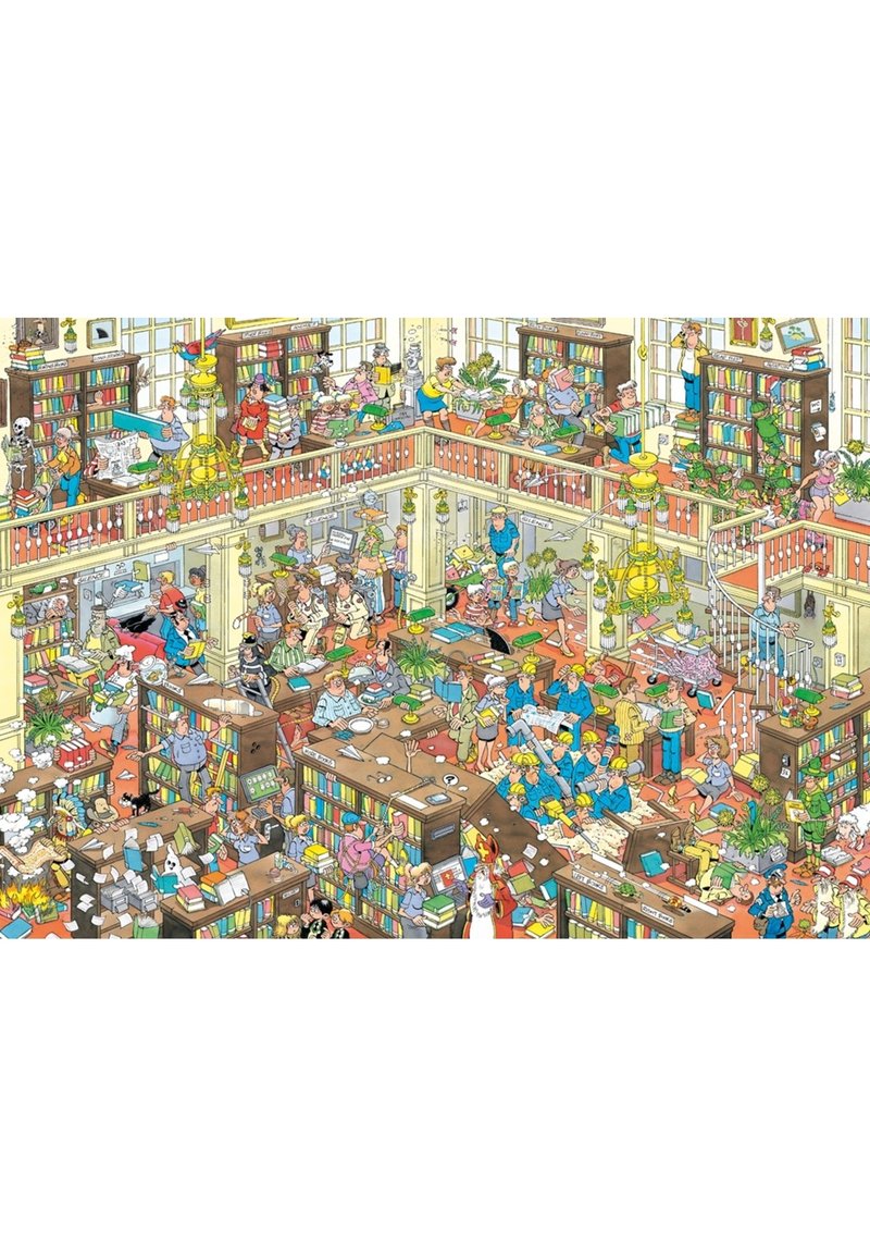 Kinder Kuscheltiere | Jumbo HAASTEREN DIE BIBLIOTHEK Puzzle multi coloured/mehrfarbig - AK64387 Kinder Kuscheltiere | Jumbo HAASTEREN DIE BIBLIOTHEK Puzzle multi coloured/mehrfarbig - AK64387