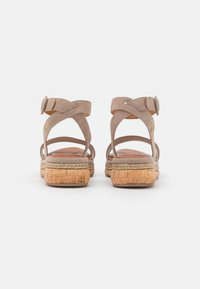 Tamaris Sandali con plateau - taupe