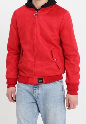 Kunstlederjacke - red