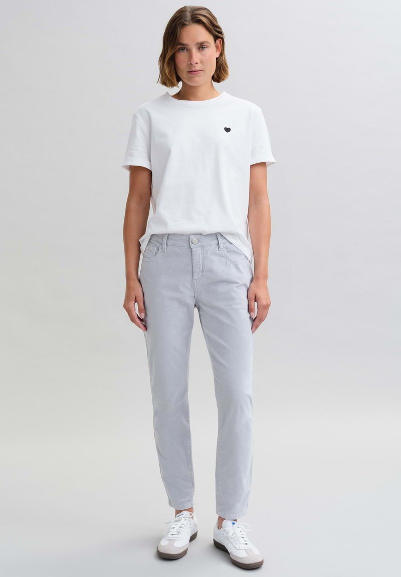 Opus Slim fit jeans grijs