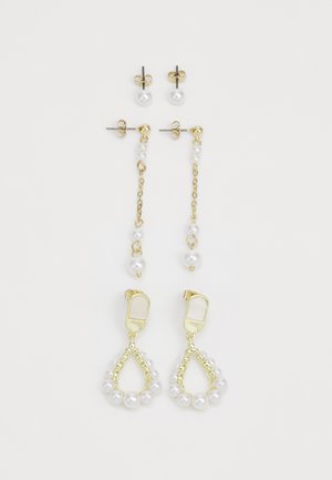 PCBOLETTE 3 PACK - Earrings - gold-coloured