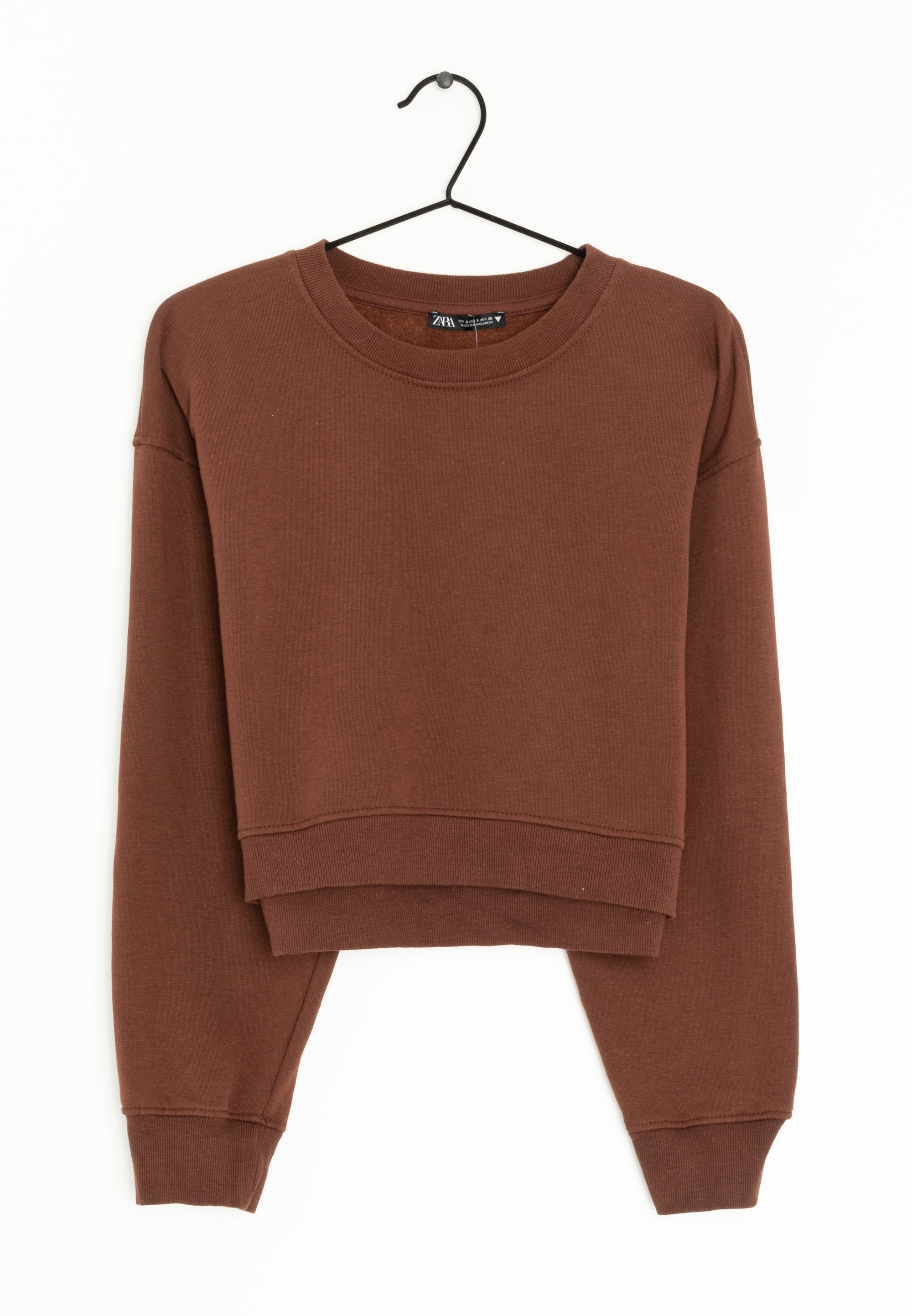 Brown Strick Pullover Zara Soft Zara Zara Pullover Dunkelblau