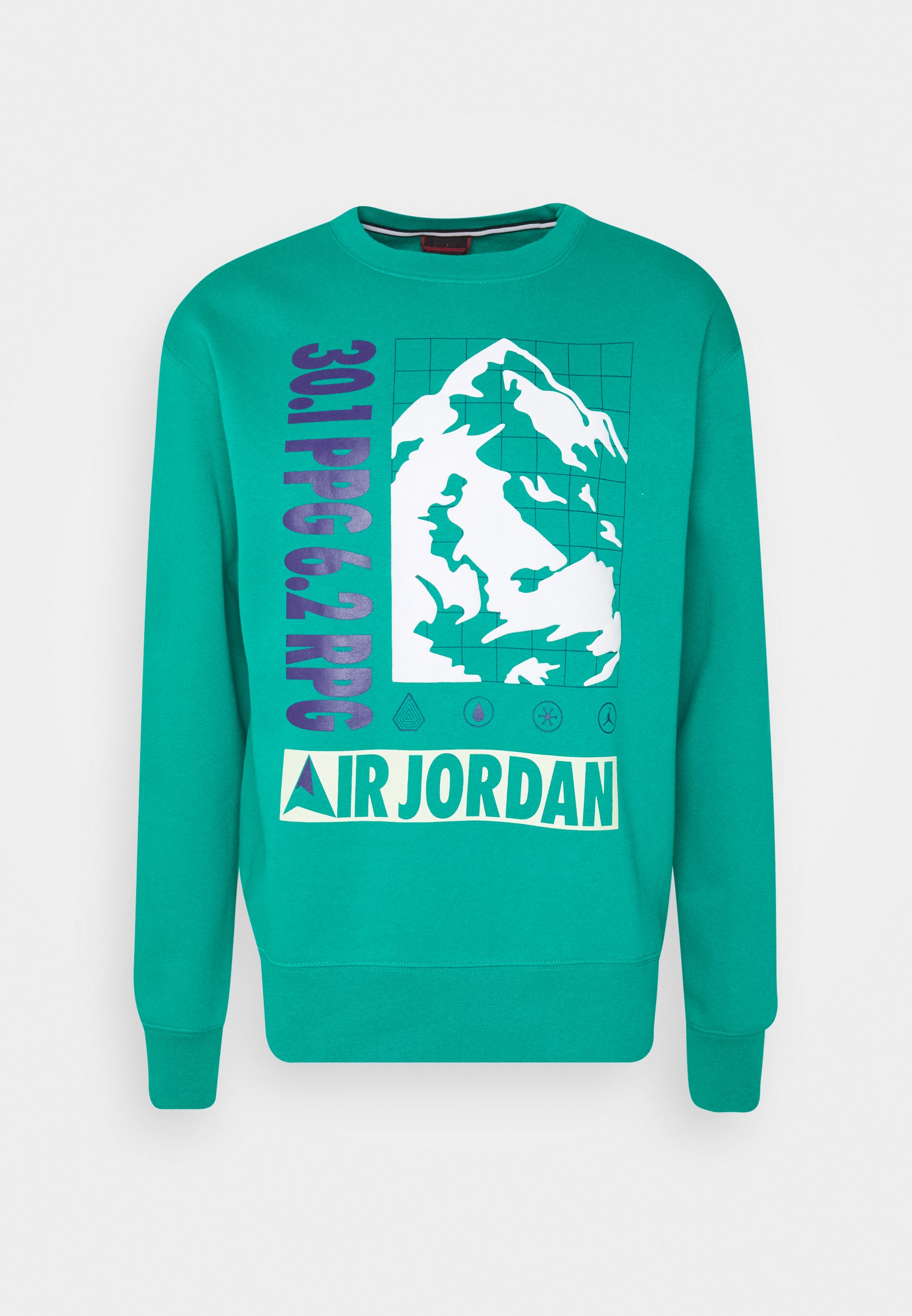 Jordan MOUNTAINSIDE CREW - Sudadera - neptune green/verde - Zalando.es