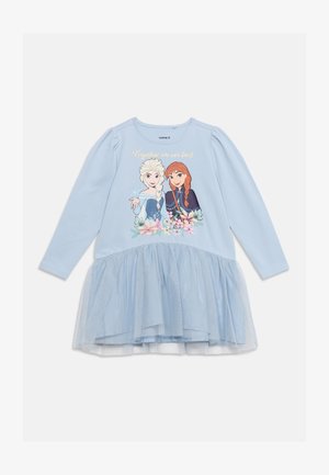 Name it, NMFJALIRA FROZEN DRESS - Jerseyjurk - blue