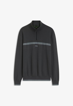 BOSS, Strickpullover - dark grey seven