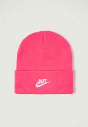 PEAK BEANIE UNISEX - Beanie - hyper pink/white