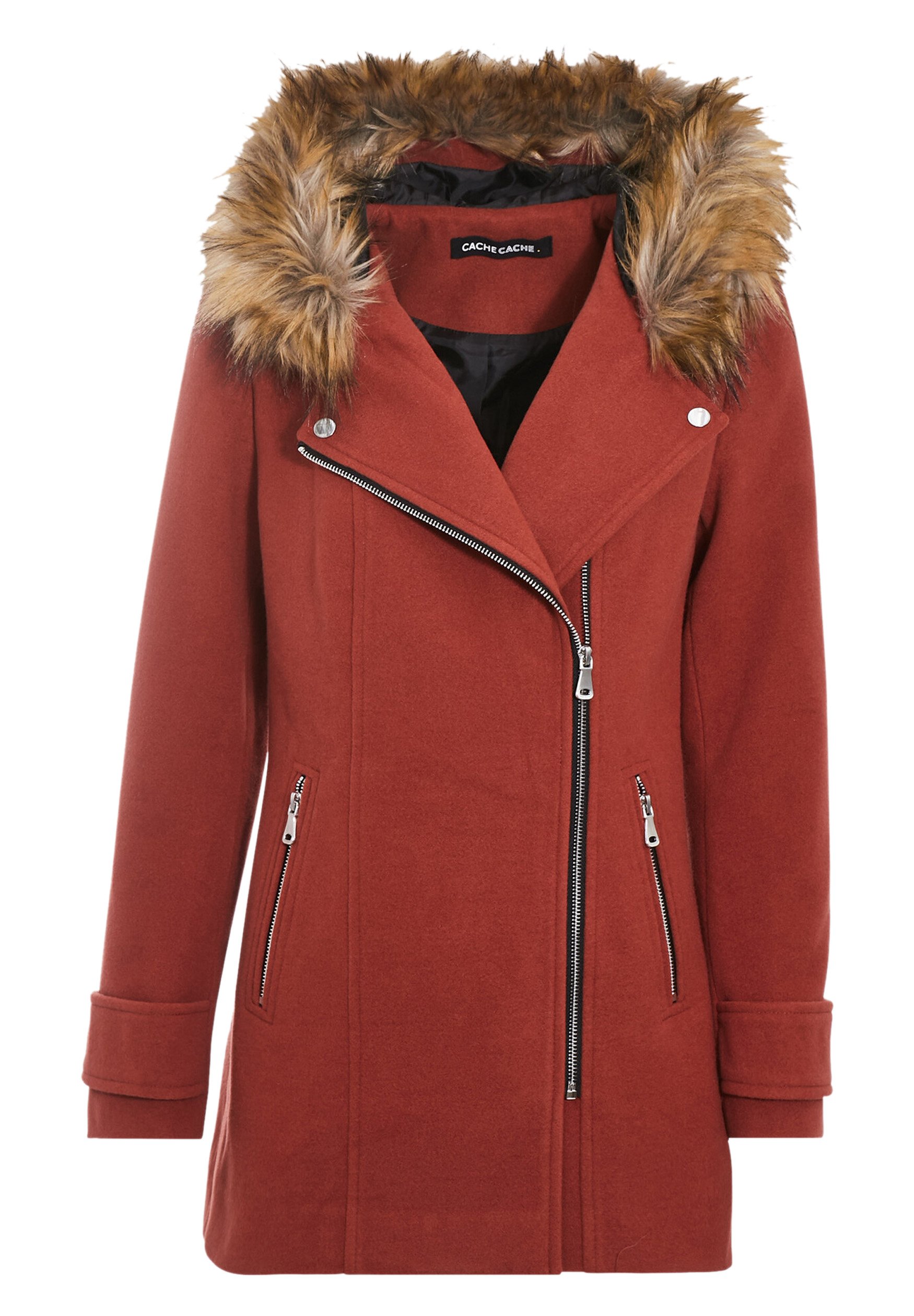Cache Cache MIT KAPUZE Parka rouge foncé/bordeaux chiné