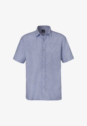 john devin, KURZARM - Shirt - blau weiß gestreift