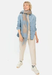 camel active MIT BRUSTTASCHE - Overhemdblouse - soft blue