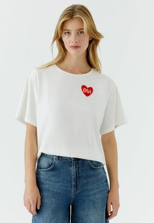 T-Shirt print - white