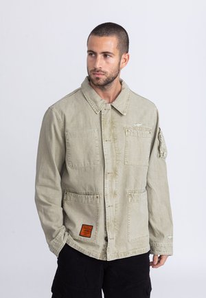 Bombers DAVIS - Spijkerjas - beige