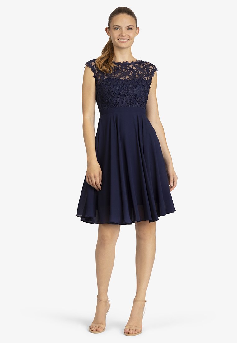 Apart Cocktailjurk donkerblauw Apart Cocktailjurk donkerblauw