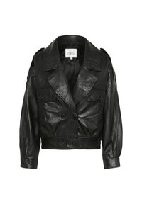 My Essential Wardrobe Kožená bunda - black