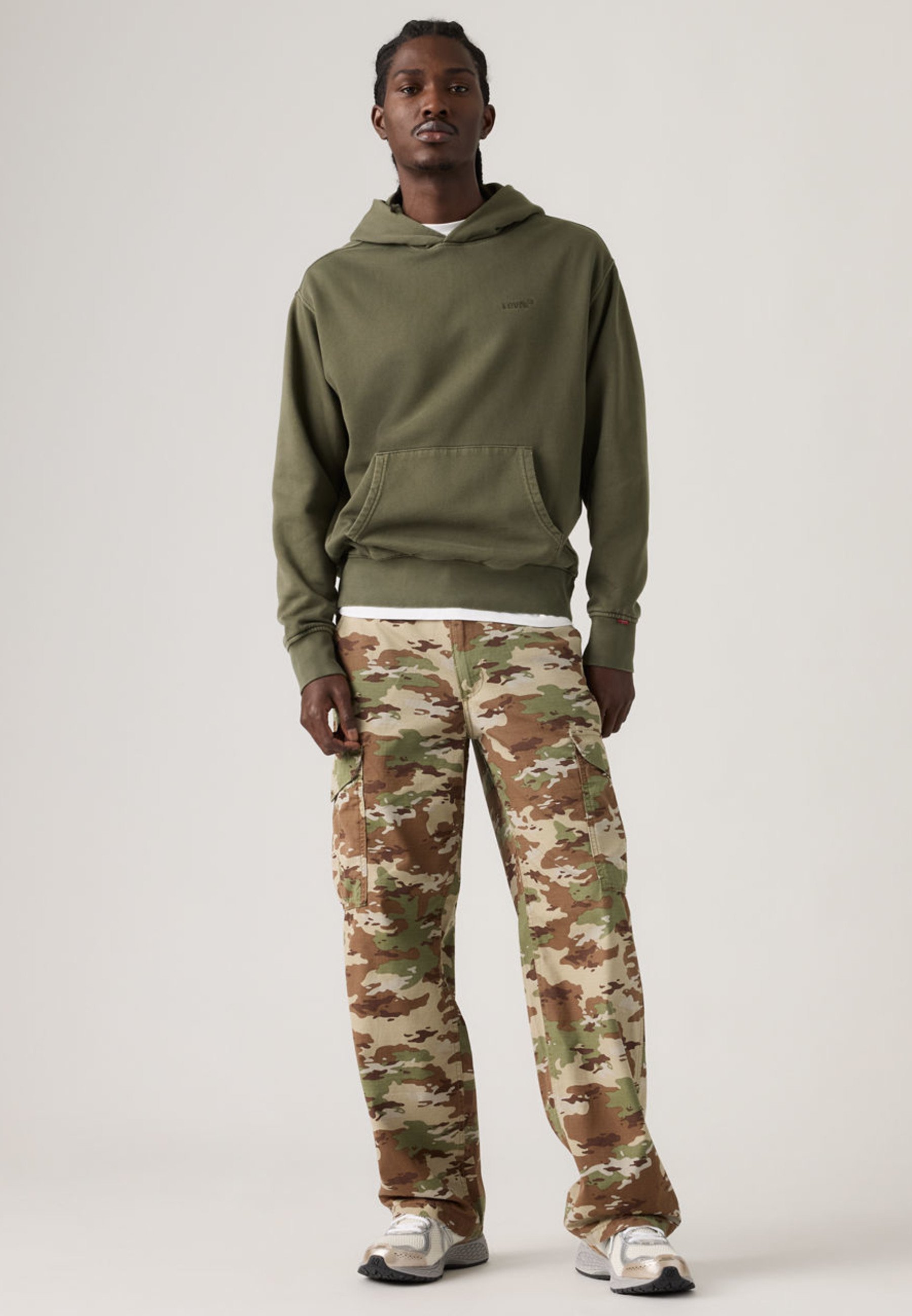 Levi's® XX CARGO BAGGY - Cargo trousers - khaki - Zalando.co.uk