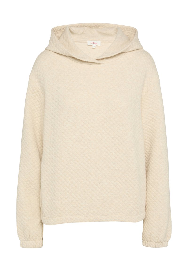 s.Oliver Hoodie beige mêleerd s.Oliver Hoodie beige mêleerd