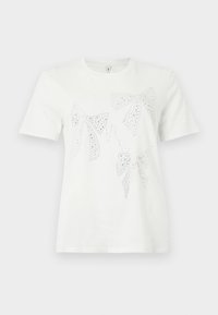 ONLGRY O NECK TEE - T-shirt med print - cloud dancer