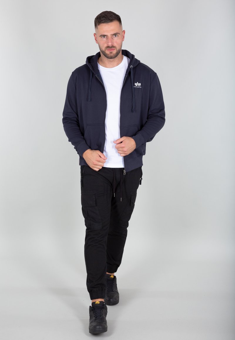 alpha industries Sweater met rits donkerblauw