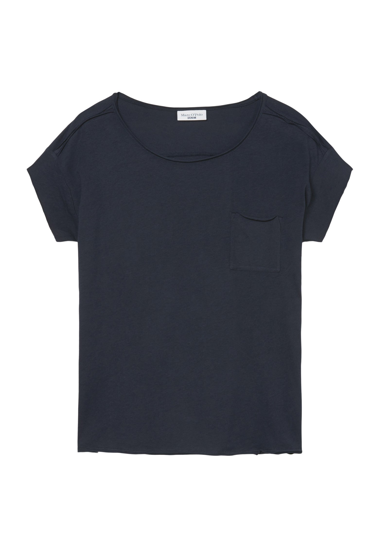 売れ筋商品|||マルコポーロ デニム Tシャツ レディース トップス SHORT SLEEVE CHEST POCKET - Basic T-shirt - scandinavian blue Marc O'Polo DENIM SHORT SLEEVE CHEST POCKET - T-shirt basic