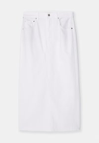 CIRCOLO REWORKED SKIRT - Denim skirt - cannoli/off white