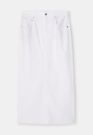 CIRCOLO REWORKED SKIRT - Jeansrock - cannoli/off white