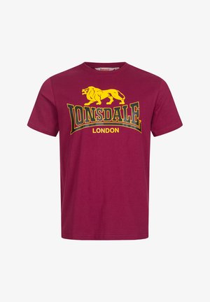 TAVERHAM - Print T-shirt - oxblood