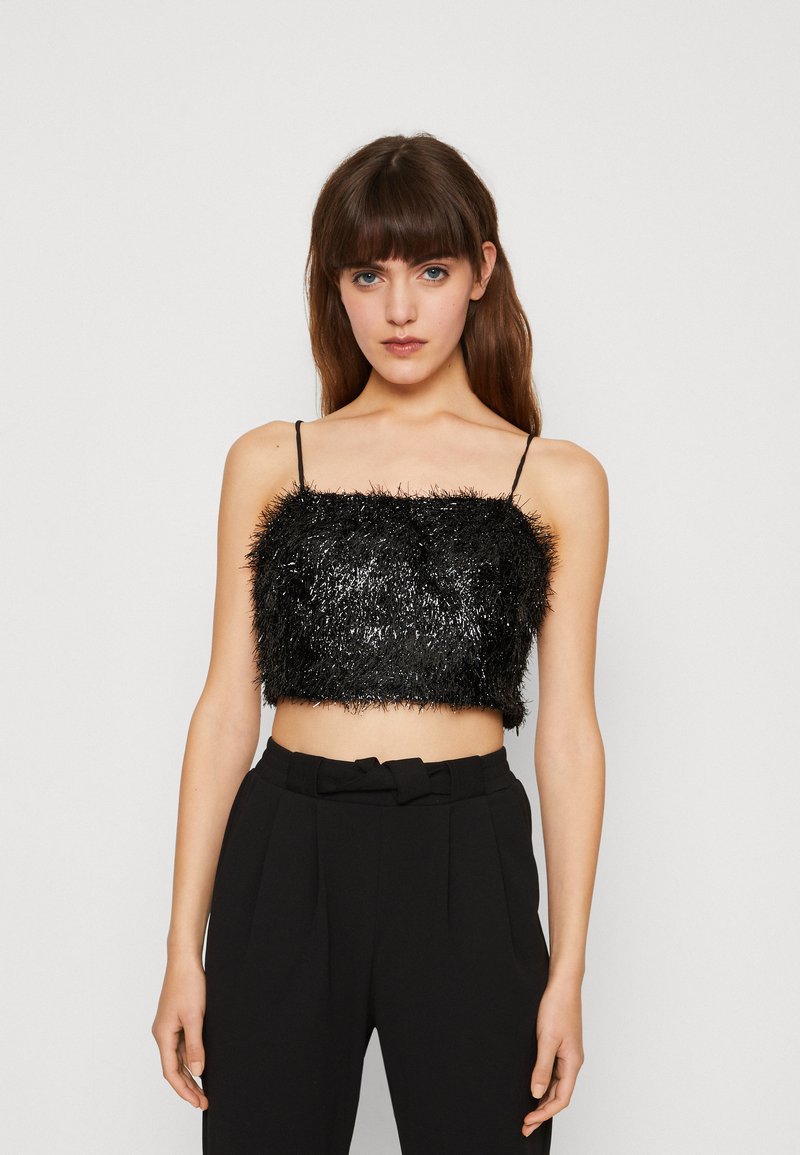 Never Fully Dressed GLITTER TUBE Top black Zalando.co.uk