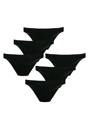 6 PACK  - Slip - black