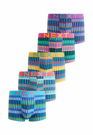 5 PACK - Boxer alsónadrág - bright blue purple geo