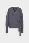 AMOURETTE COZY - Casaco de malha - dark grey melange