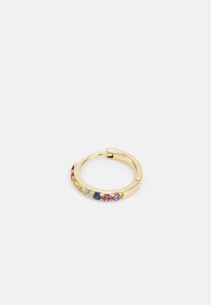 Persée Paris SINGLE EARRING PIERCING CHAKRAS CIRCLE PAVING PRECIOUS - Auskarai - yellow gold-coloured