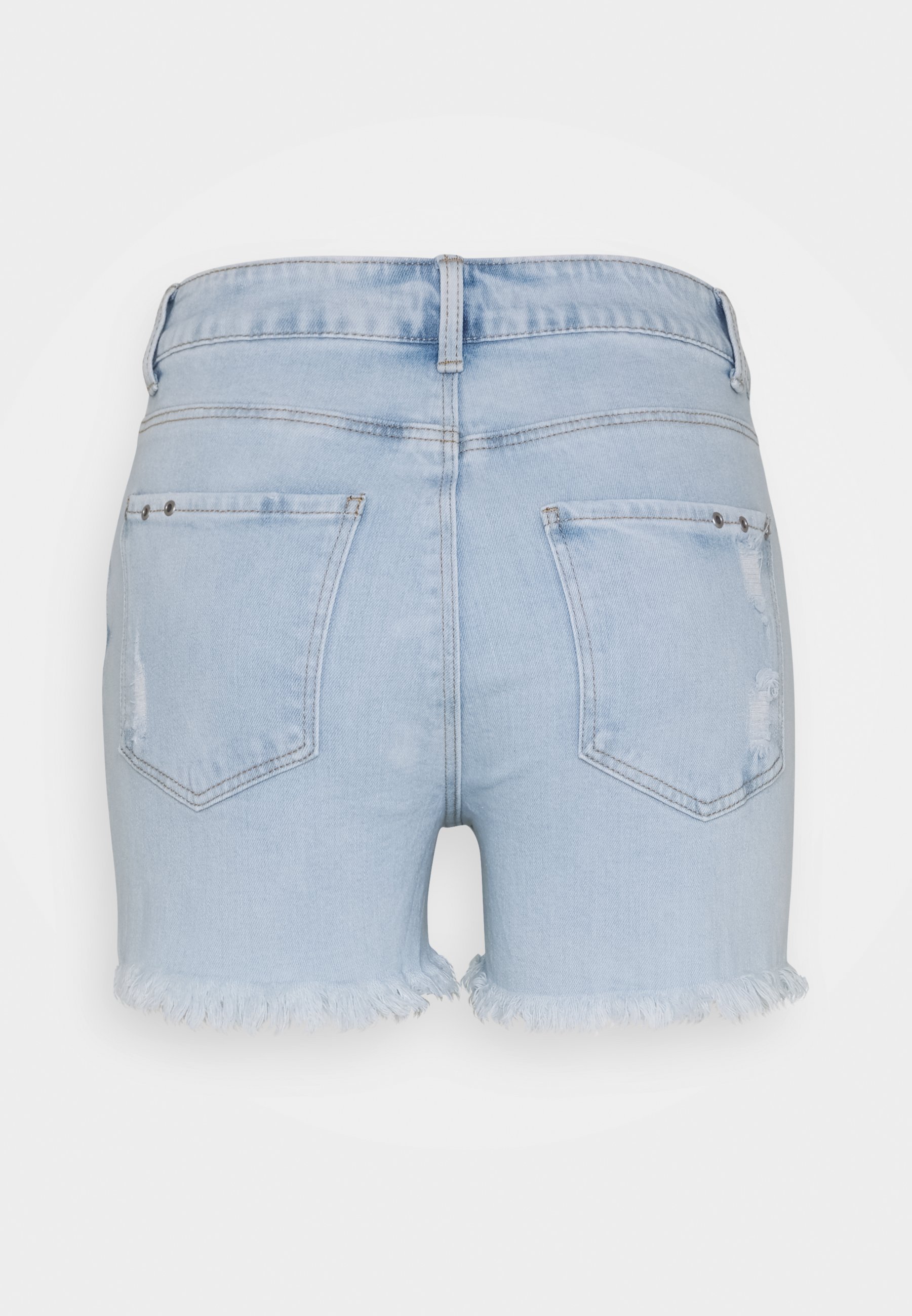 Vila VIROY FESTIVAL DENIM SHORTS Shorts light blue denim Vila VIROY FESTIVAL DENIM SHORTS - Shorts - light blue denim