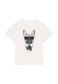 watapparel EIN FESCHER HUND - T-shirt print - off white