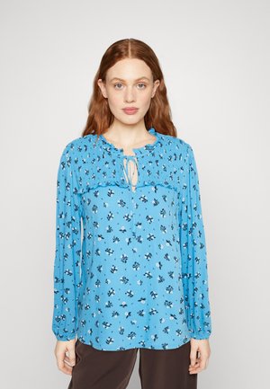 Marks & Spencer SMOCK POPOVER - T-shirt à manches longues - blue mix