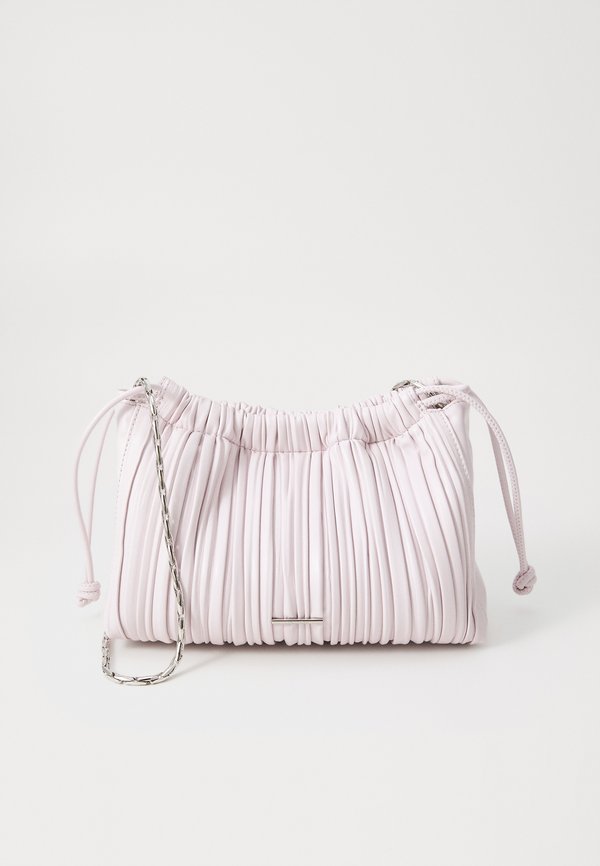 DRAWSTRING PLISSE CROSSBODY - Cross body bag - orchid ice