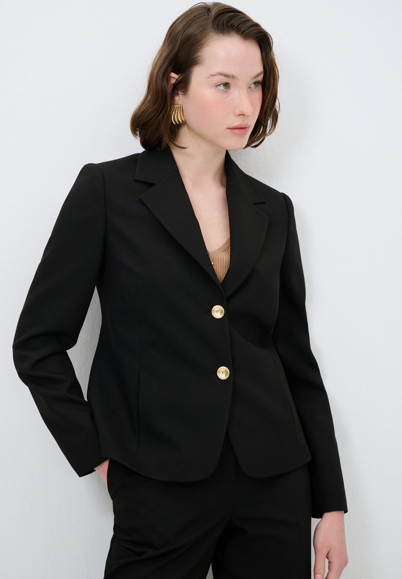 adL MONO CLOSURE Blazer black/negro