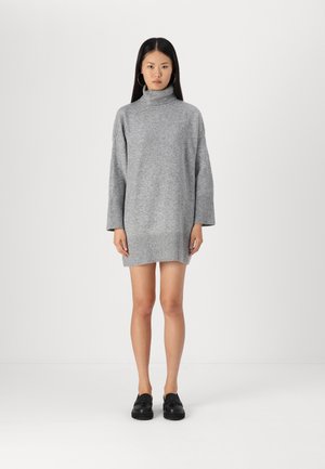 VMNINNA HIGH NECK  - Džemperkleita - dark grey melange
