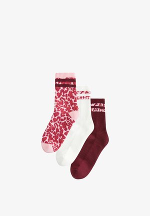 Next, 3 PACK - Socks - pink animal stripe
