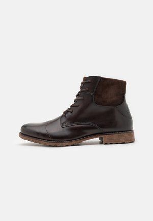 bugatti, Lace-up ankle boots - dark brown
