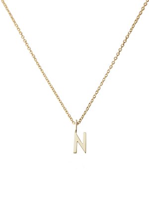 HALSKETTE MIT KLEIN INITIAL CHARM GOLD (A-Z) - Halskette - gold-coloured