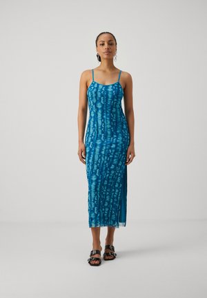 CAIA TIE DYE DRESS - Etuikjole - light turquoise