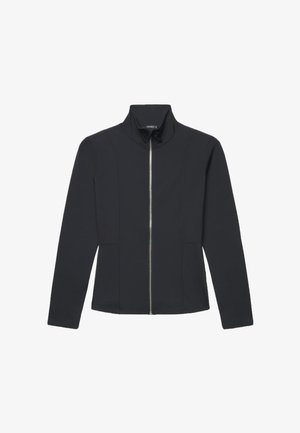Calliope, FELPA TINTA UNITA - Sweat zippé - ultrablack