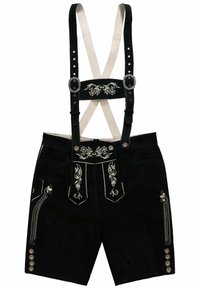 LEDERHOSE TRACHT - Shorts - black