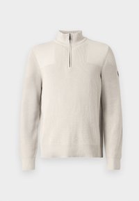 QUARTER ZIP JUMPER - Svetrík - silver birch
