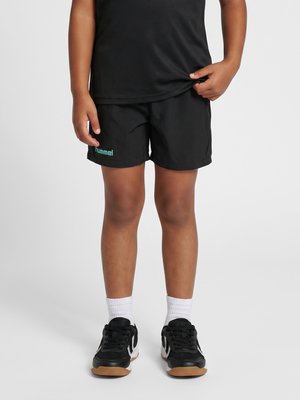 Hummel TRAINING  - Pantalón corto de deporte - black pool blue