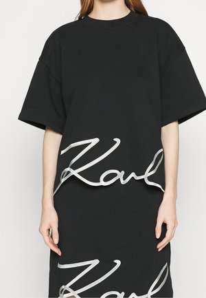 T-shirt print - black