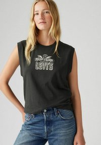 Levi's® BOXY TANK DECO CANYON VIEW SUGAR - Camiseta estampada - tank deco canyon