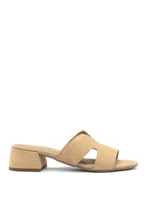 Ciabattine con tacco - sand