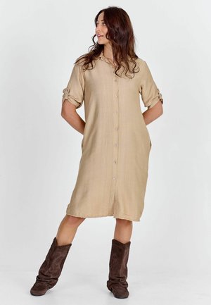 CAITLIN  - Skjortekjole - sand